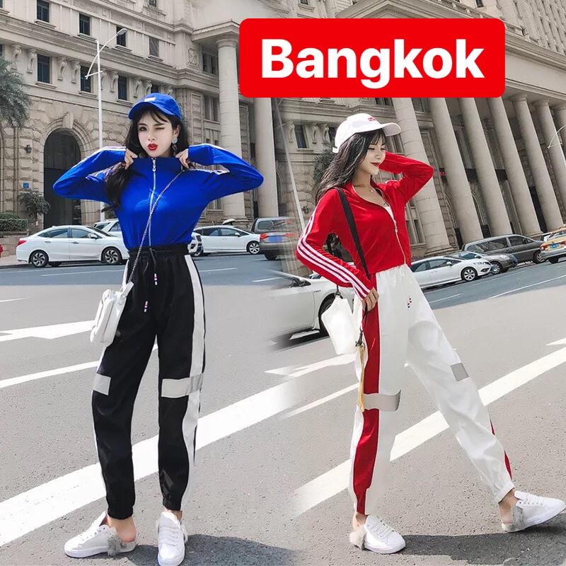 QUẦN JOGGER NAM NỮ UNISEX VẠCH PHẢN QUANG THUN DA CÁ HOT TREND - TÝ GOLD 2020