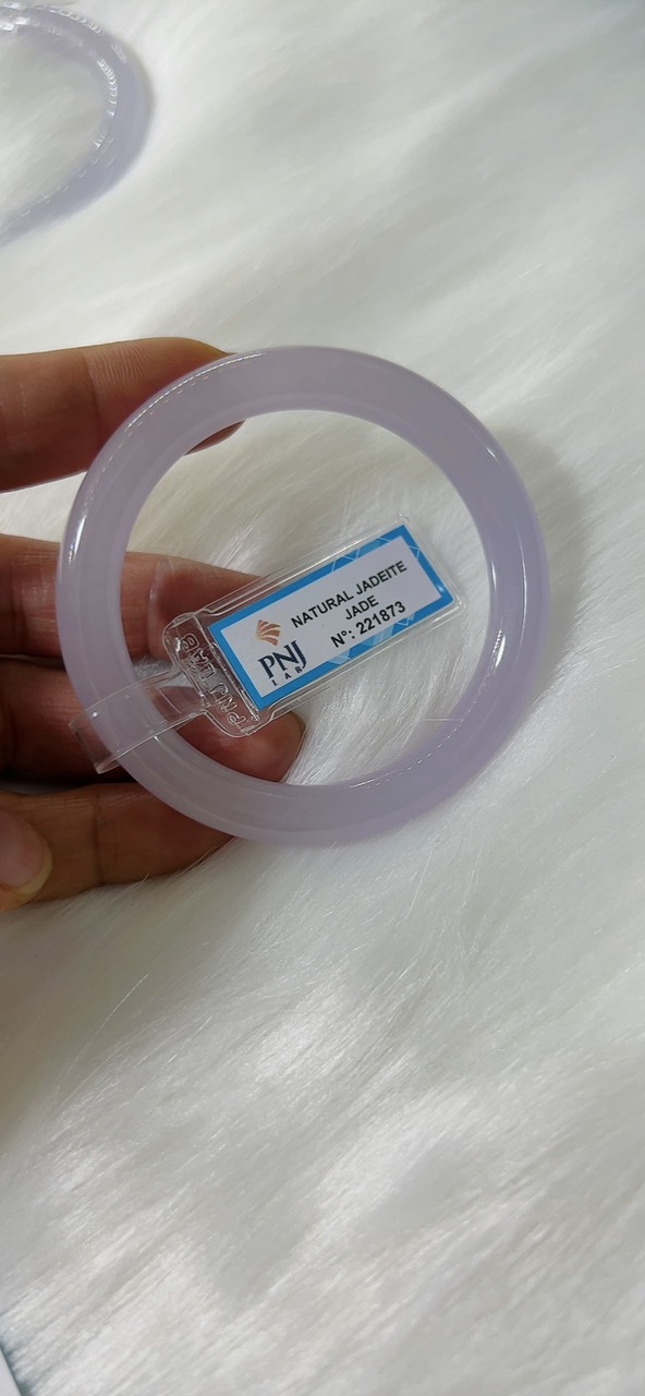 Vòng tay ngọc ánh tím thiên nhiên kiểm định pnj đẹp trong veo ,đủ size có tư vấn