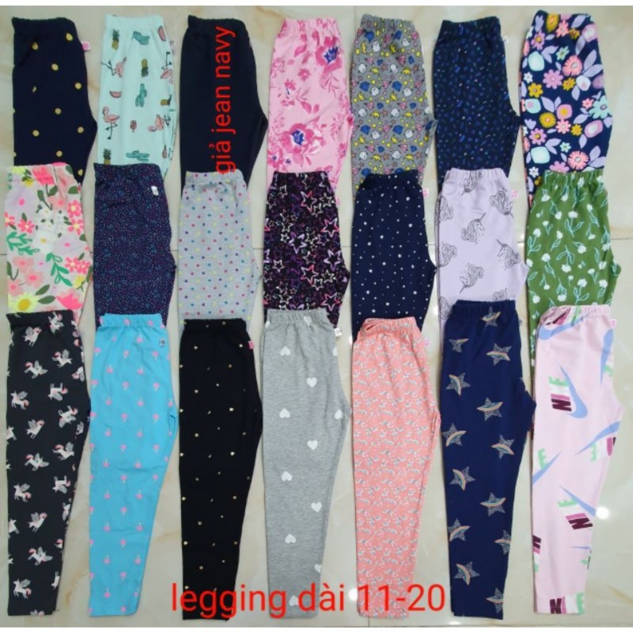 QUẦN DÀI LEGGING SIZE TRUNG ĐẠI 21- 42KG