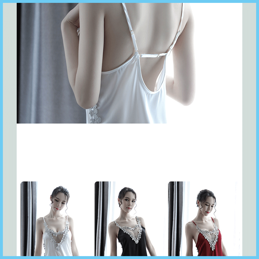 Váy ngủ lụa sexy 2 dây quyến rũ MS5005