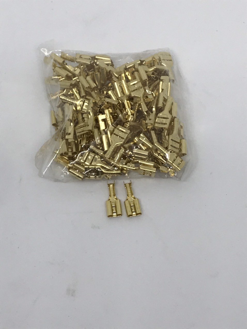 Túi 50 đầu cốt cắm đồng 6.3mm (Hàng sản xuất tại việt nam)