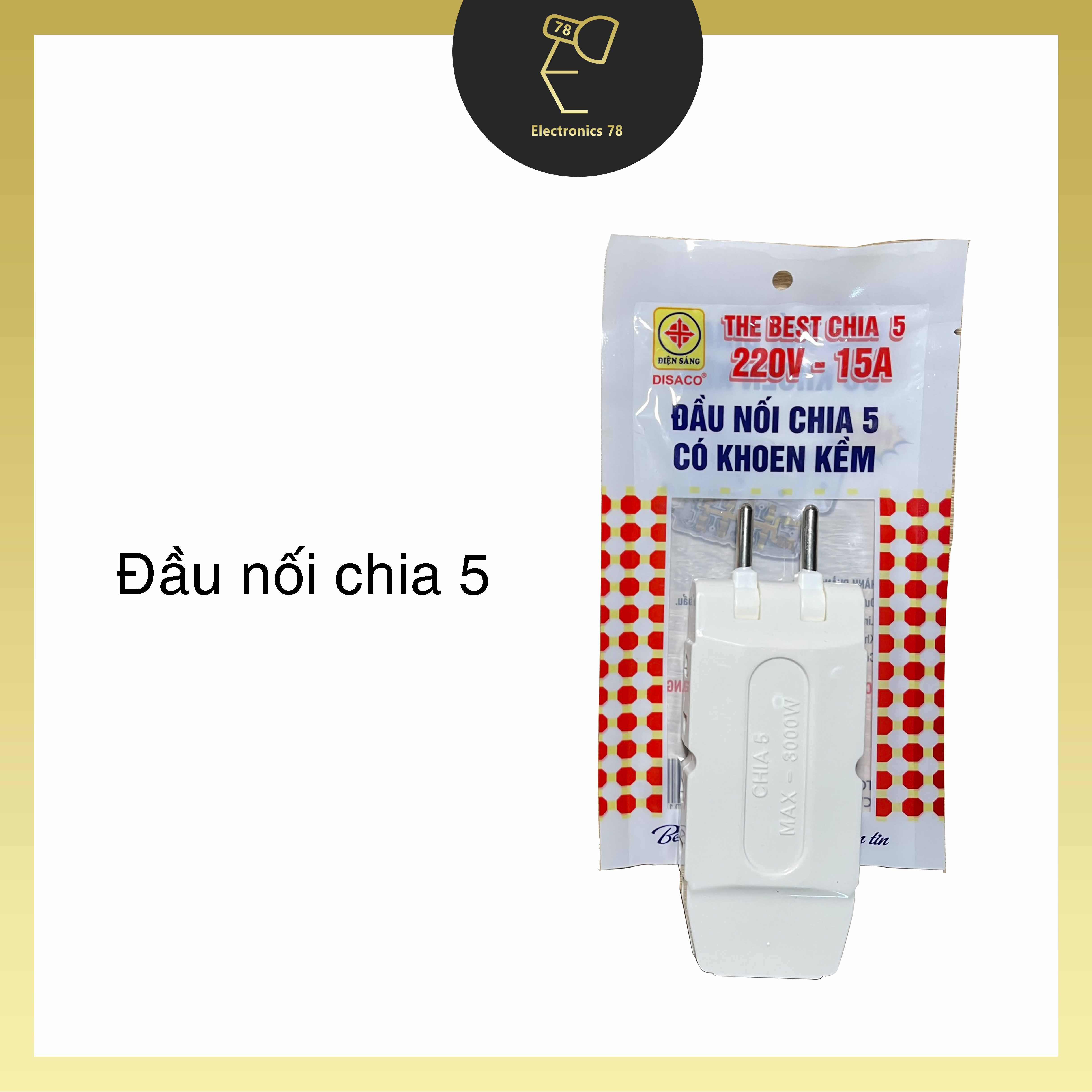 Phích cắm điện chia 3, chia 5 Điện Sáng