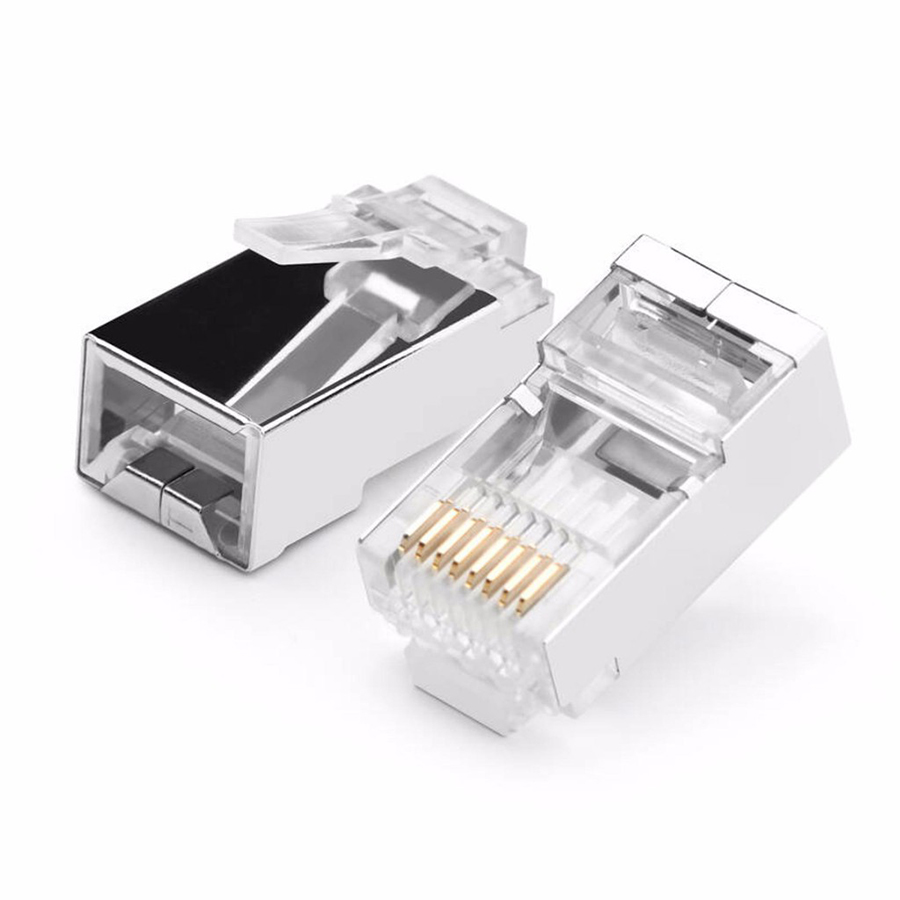 Túi 10 hạt mạng Ugreen 20333 chuẩn CAT6 bọc inox  - HapuStore
