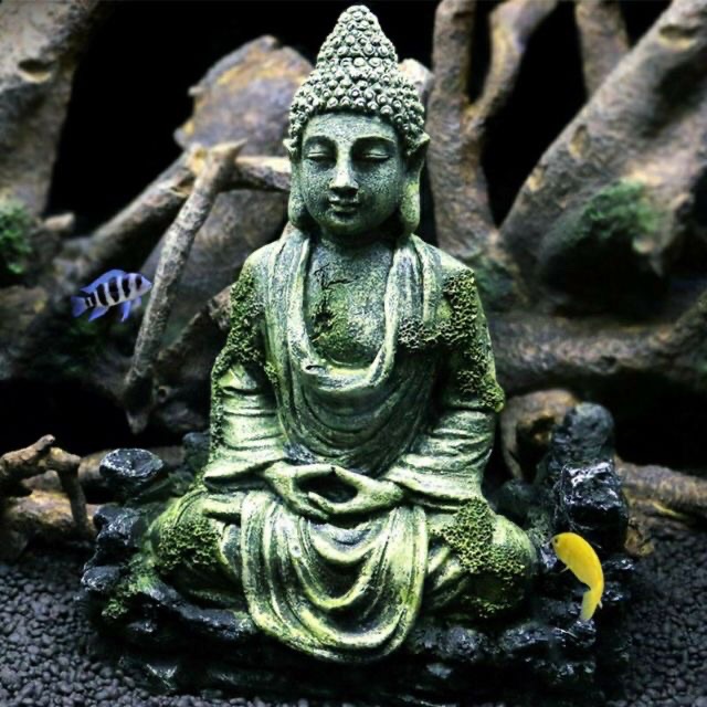 MÔ HÌNH TƯỢNG PHẬT TRANG TRÍ BỂ CÁ THỦY SINH - BỂ CÁ BÁN CẠN