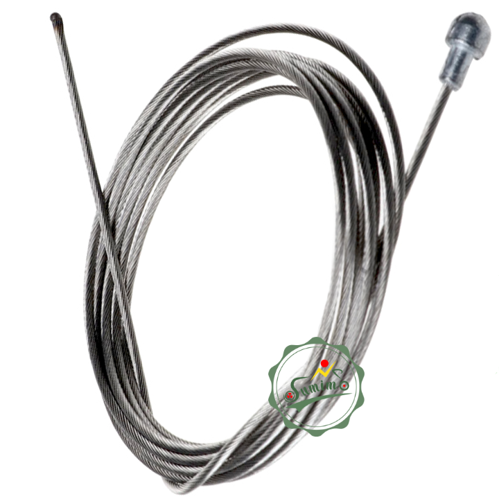 Ruột thắng - Dây phanh JW-1.8x1700mm inox đầu tròn cho xe đua