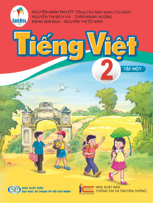 SGK Tiếng Việt lớp 2 tập 1 - Cánh Diều