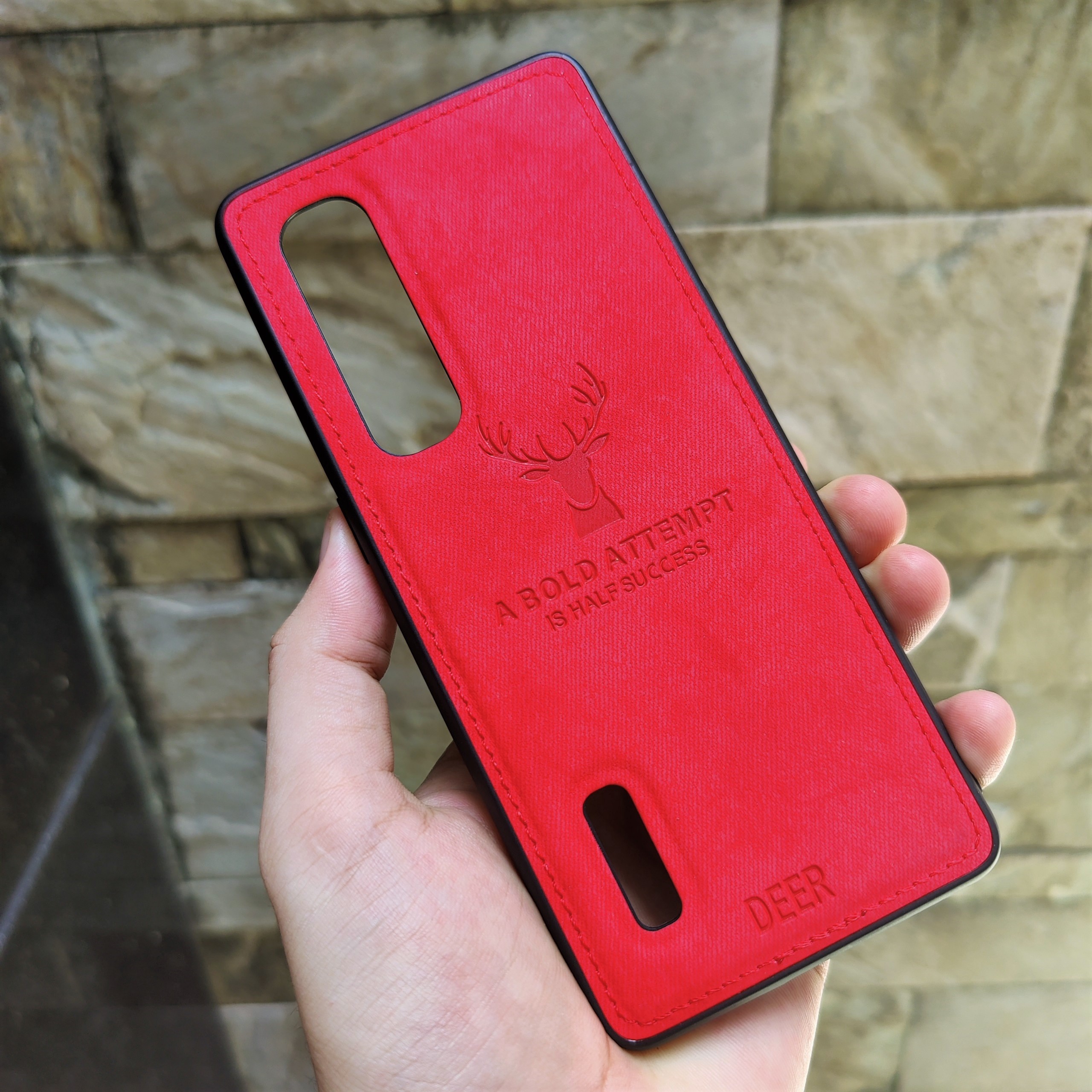 [HCM]Ốp Lưng Oppo Find X2 Pro vân da khắc hình Nai