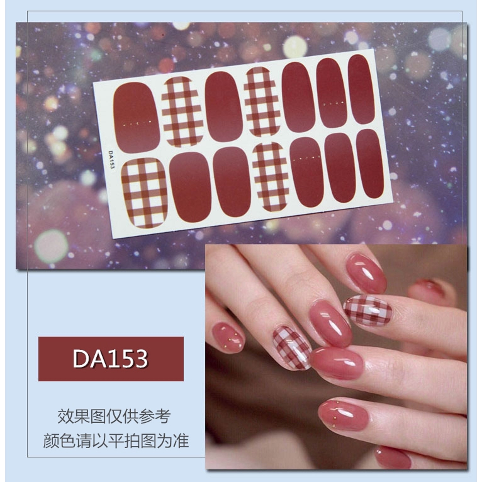 Sticker dán móng tay mẫu Tết mới về