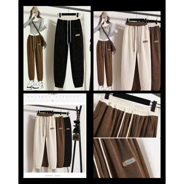 quần jogger chất tổ ong siêu hot