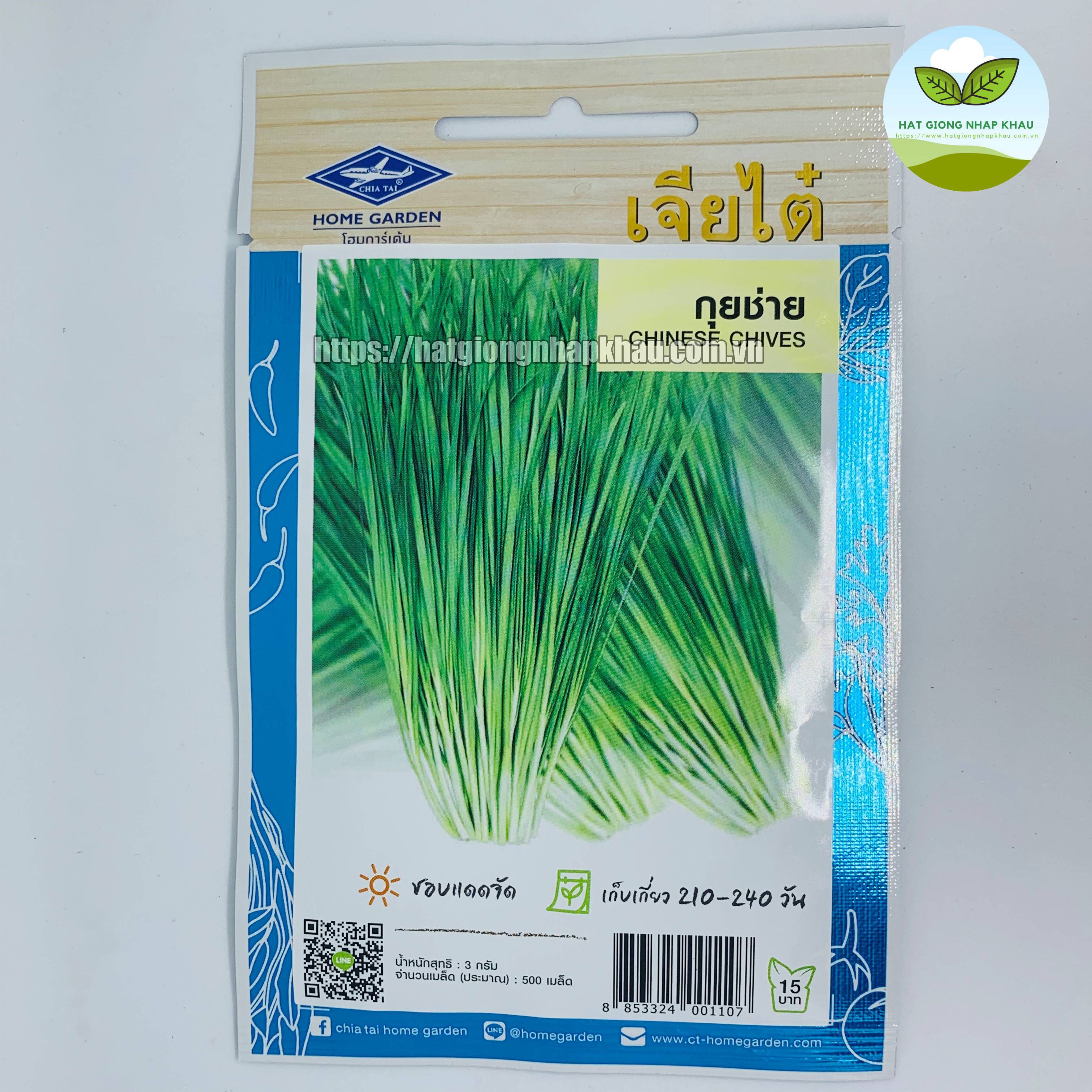 Hạt giống hẹ lá Thái Lan. 1 gr/gói