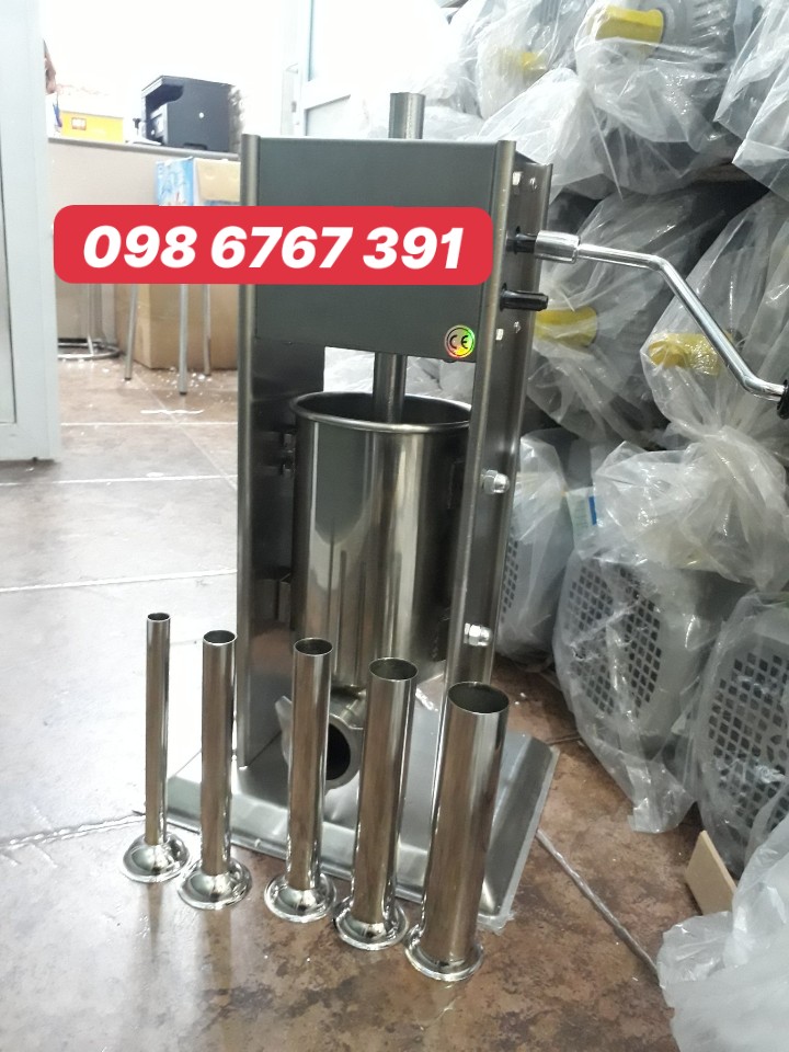 Máy quay xúc xích 3L, Máy đùn lạp sườn, lòng dồi, dồi sụn 3L