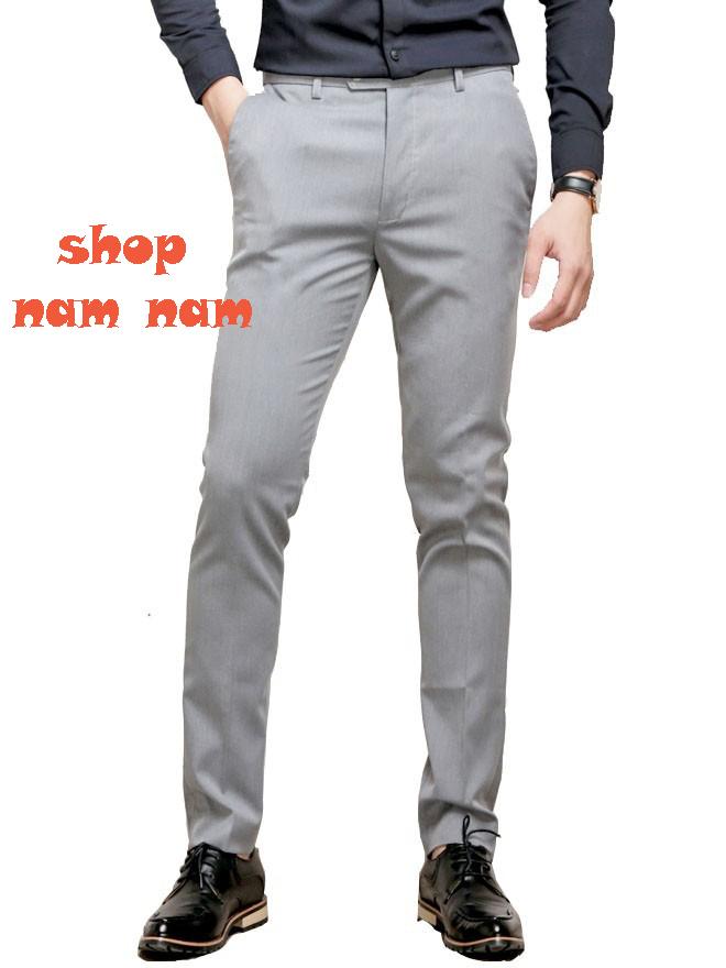 Quần nam Quần tây nam màu nâu