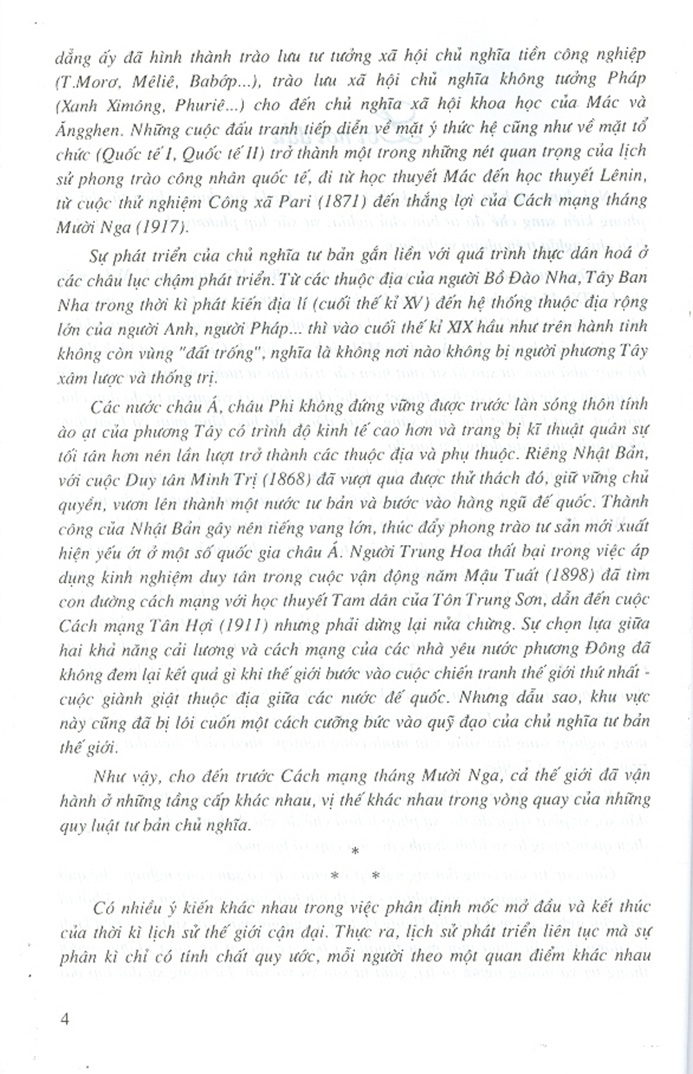 Lịch Sử Thế Giới Cận Đại