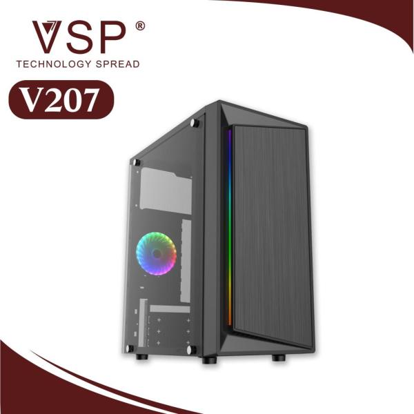 CASE V207 CÓ SẴN LED RGB/USB 3.0 (mATX)