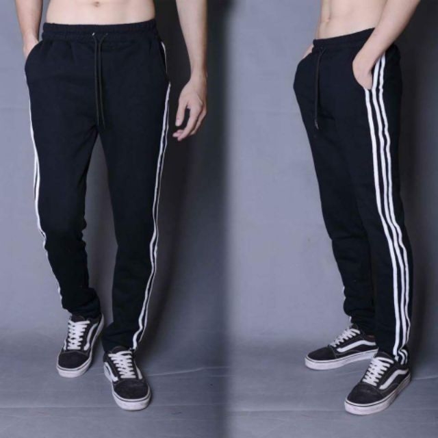 [HCM]Quần 3 sọc suông Unisex bigsize 40-95kg