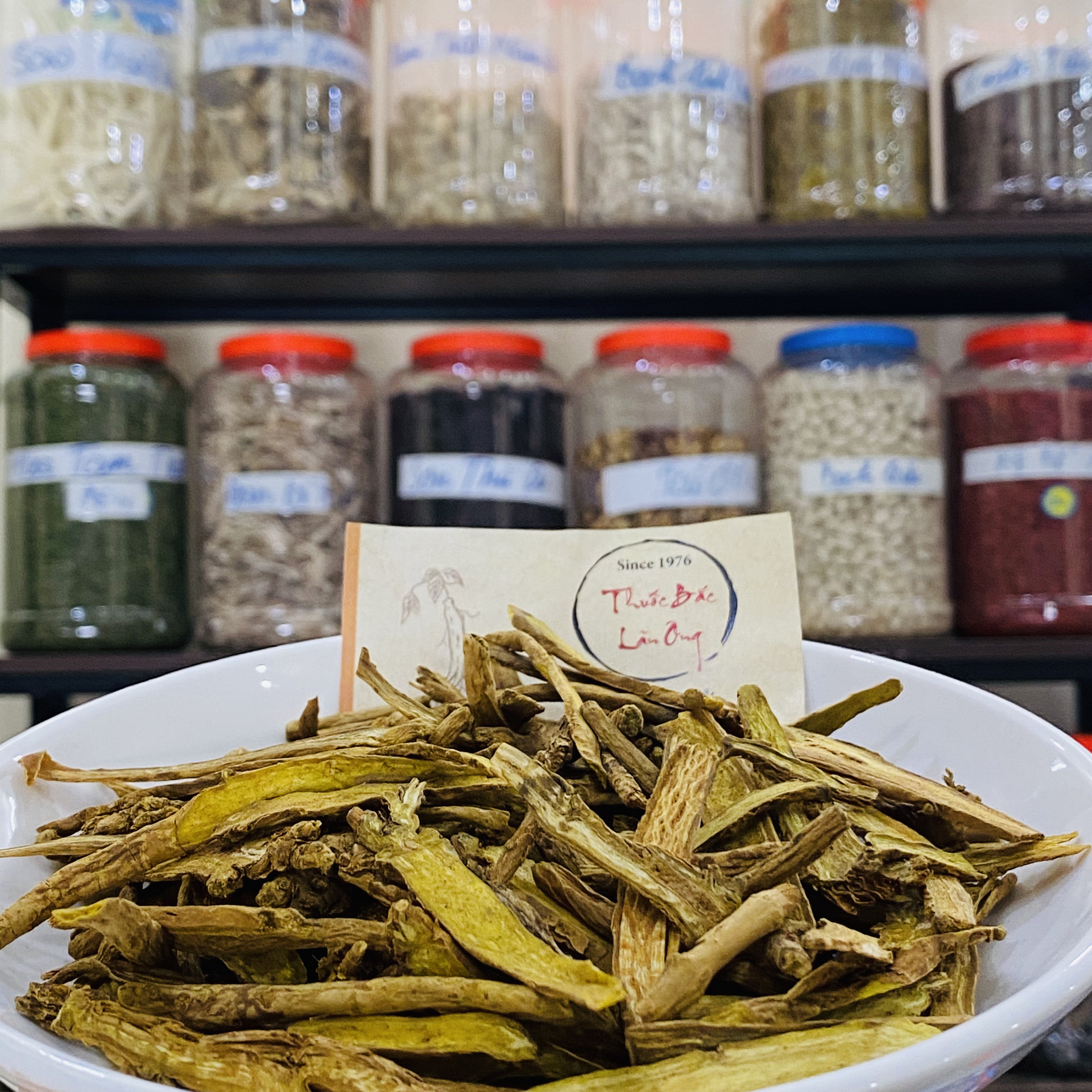 Hoàng cầm khô 100g, thái lát mỏng, thơm, sạch - Lãn Ông