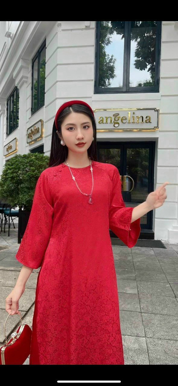 ÁO DÀI GẤM CÁCH TÂN HÀNG LOẠI 1 CAO CẤP