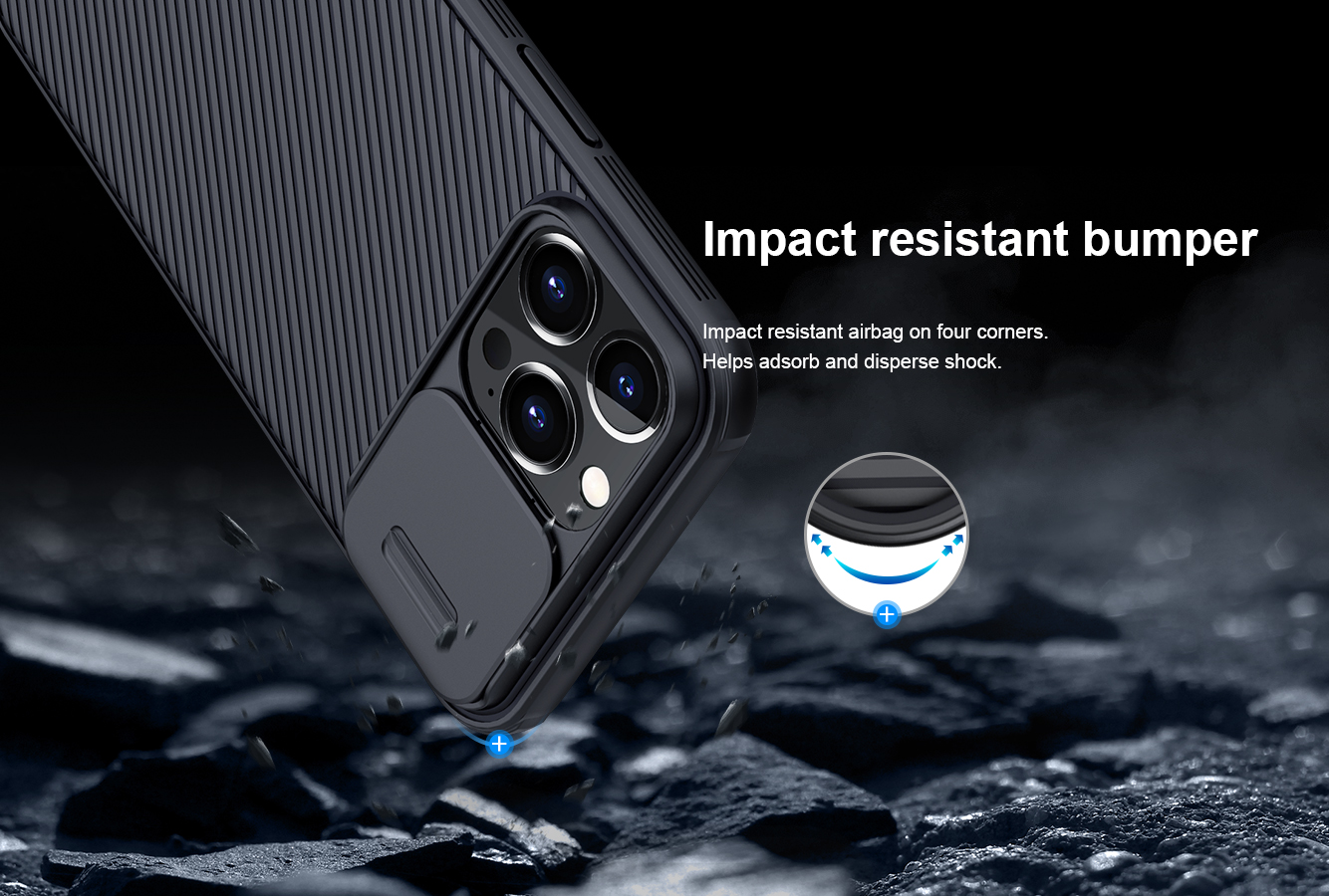 [ỐP LƯNG BẢO VỆ CAMERA] iPhone 12/ 12 Pro/ 12 Pro Max hiệu Nillkin Camshield