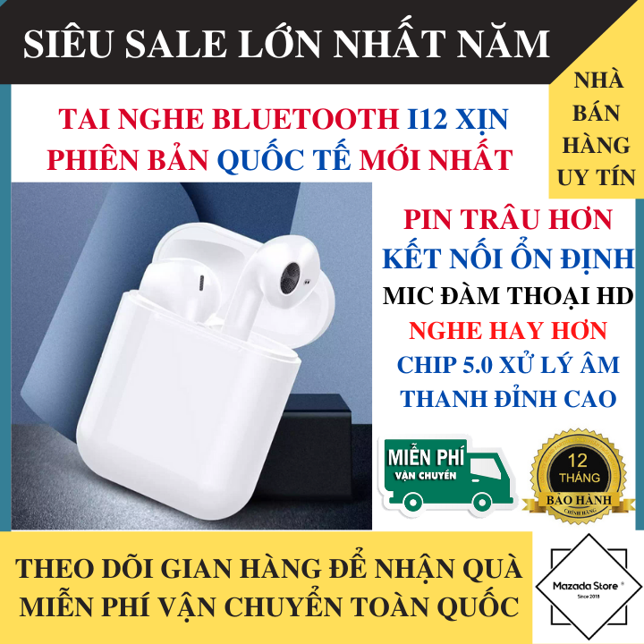 >> BÁO GIÁ TAI NGHE BLUETOOTH THẾ HỆ 12 PHIÊN BẢN PRO NÂNG CẤP HIỆN CỬA SỔ TỰ ĐỘNG KẾT NỐI , NÚT CẢM ỨNG, MICRO HD, GIẢM | Shopee Lazada Sendo Tiki mới nhất 106 Tai Nghe Bluetooth BL Thế Hệ 12 Phiên Bản 2020 Nút Cảm Ứng Cửa Sổ Kết Nối, Mic Đàm Thoại, Chống Ồn - Tai nghe bluetooth nhét tai , Tai nghe Bluetooth pin trâu
