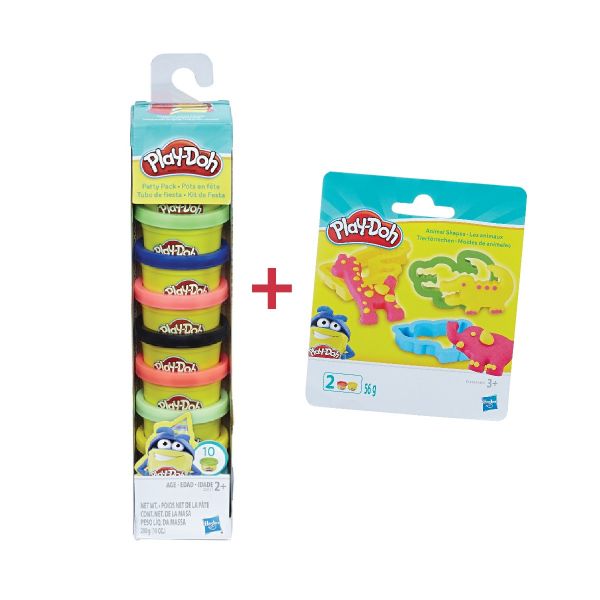 Ống bột nặn 10 màu tặng E0801 Bộ Playdoh đầu đời - CB22037-E0801