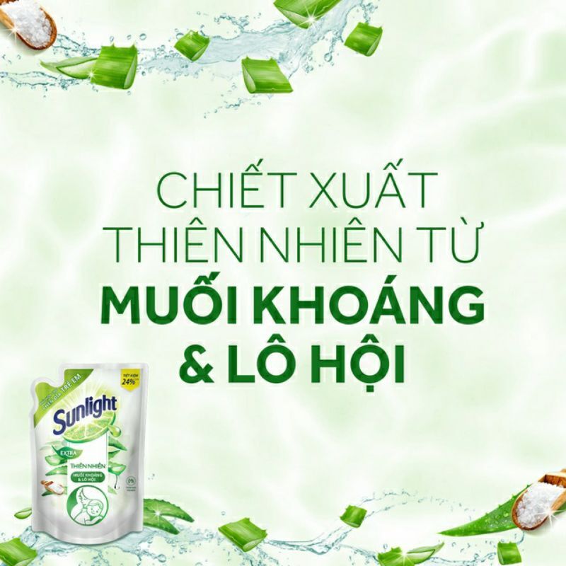 [HÀ NỘI] Nước Rửa Chén Sunlight Thiên Nhiên Chai 750ml