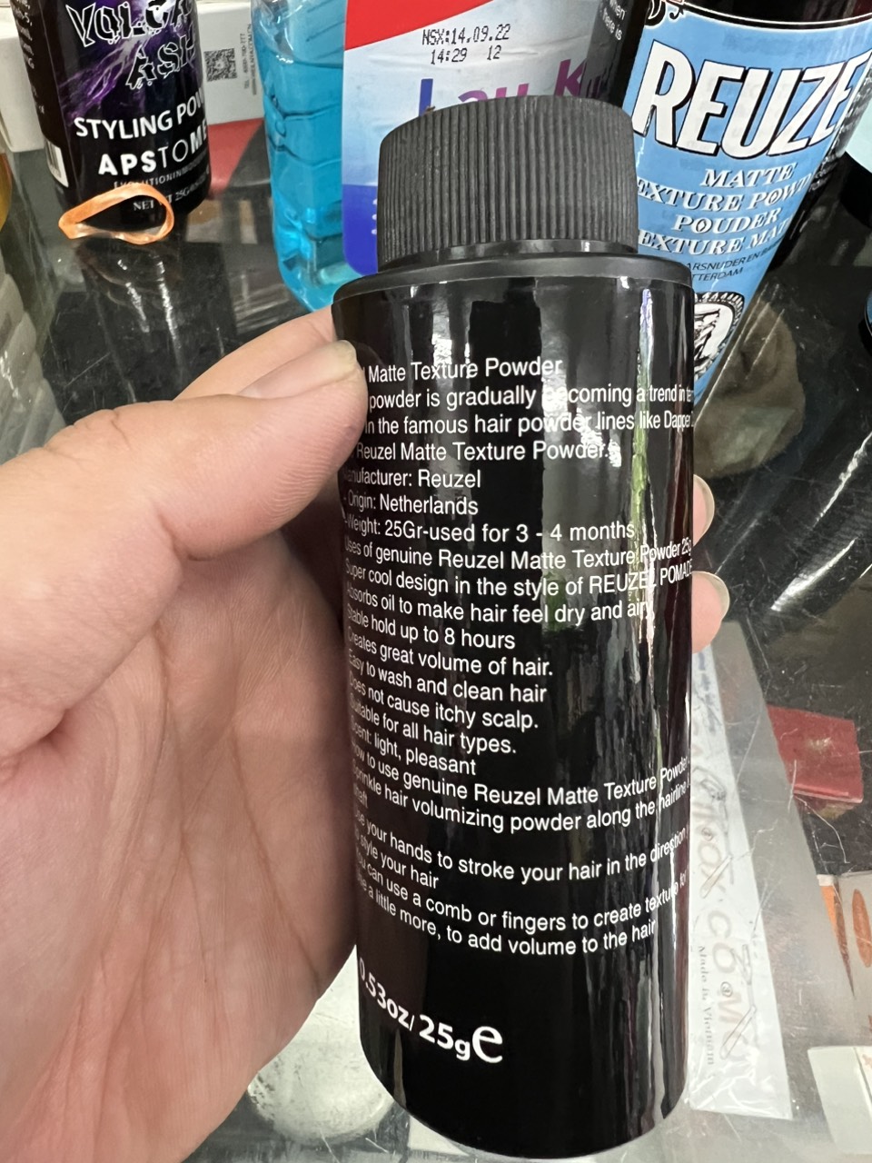 Bột tạo phồng tóc Apestomen Volcanic Ash Styling Powder 25g