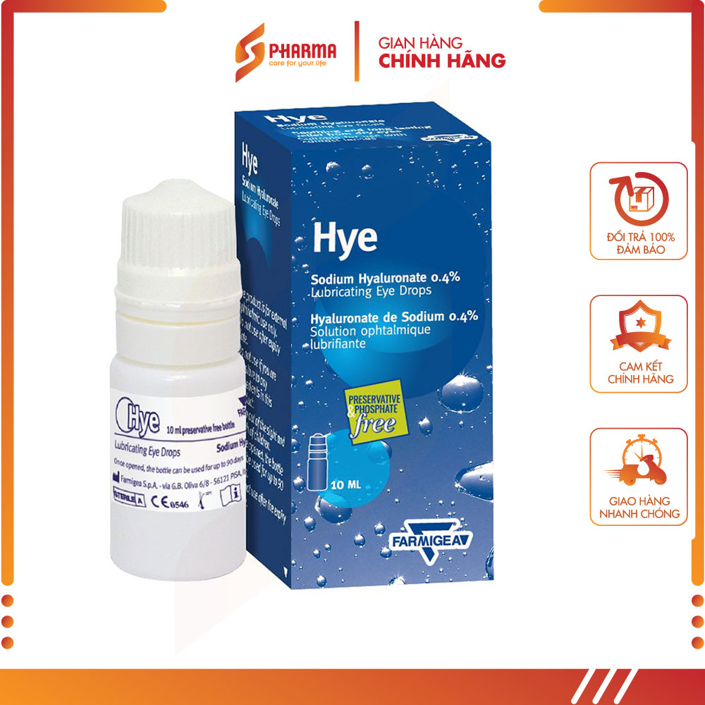 Dung dịch nhỏ mắt hye - farmigea s.p.a - chính hãng