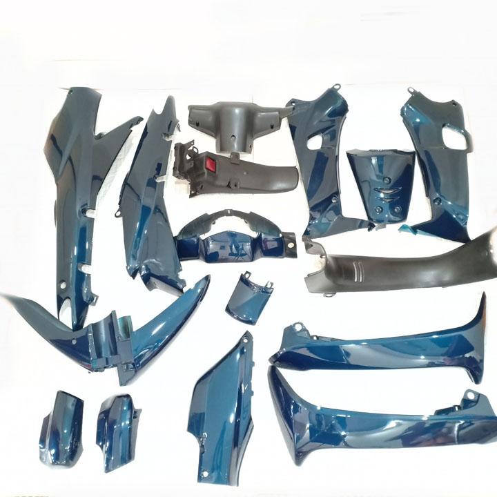 [TẶNG TEM] Vỏ nhựa xe máy - Bộ dàn áo xe WAVE anpha - Wave zx - wave 110 đời xe 1997 đến 2006, nhựa nguyên sinh ABS màu XANH NHỚT OX541 - CÓ khuyễn mãi BỘ TEM xịn.,  , chuyên cung cấp phụ tùng xe máy