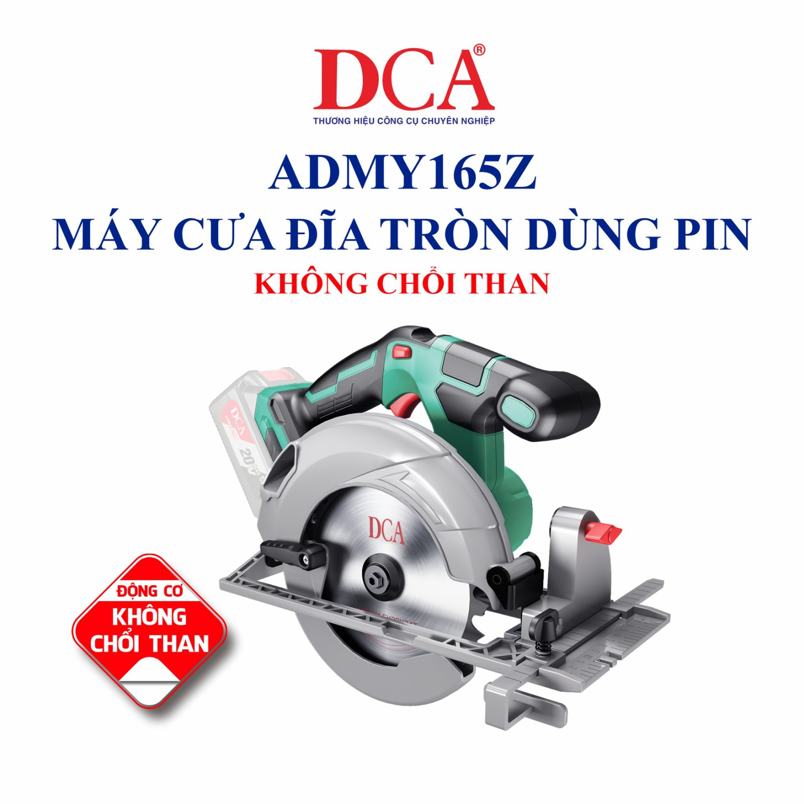 MẤY CƯA ĐĨA TRÒN DÙNG PIN KHÔNG CHỔI THAN (ADMY165Z)