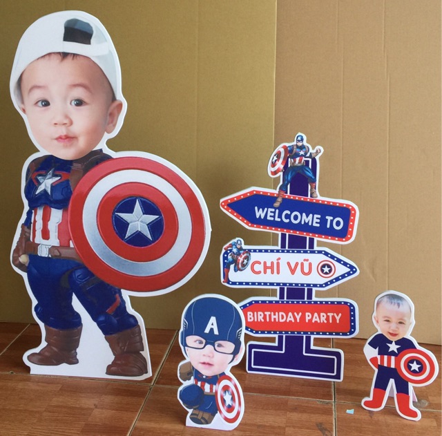 Cây welcome trang trí sinh nhật bé trai, bé gái