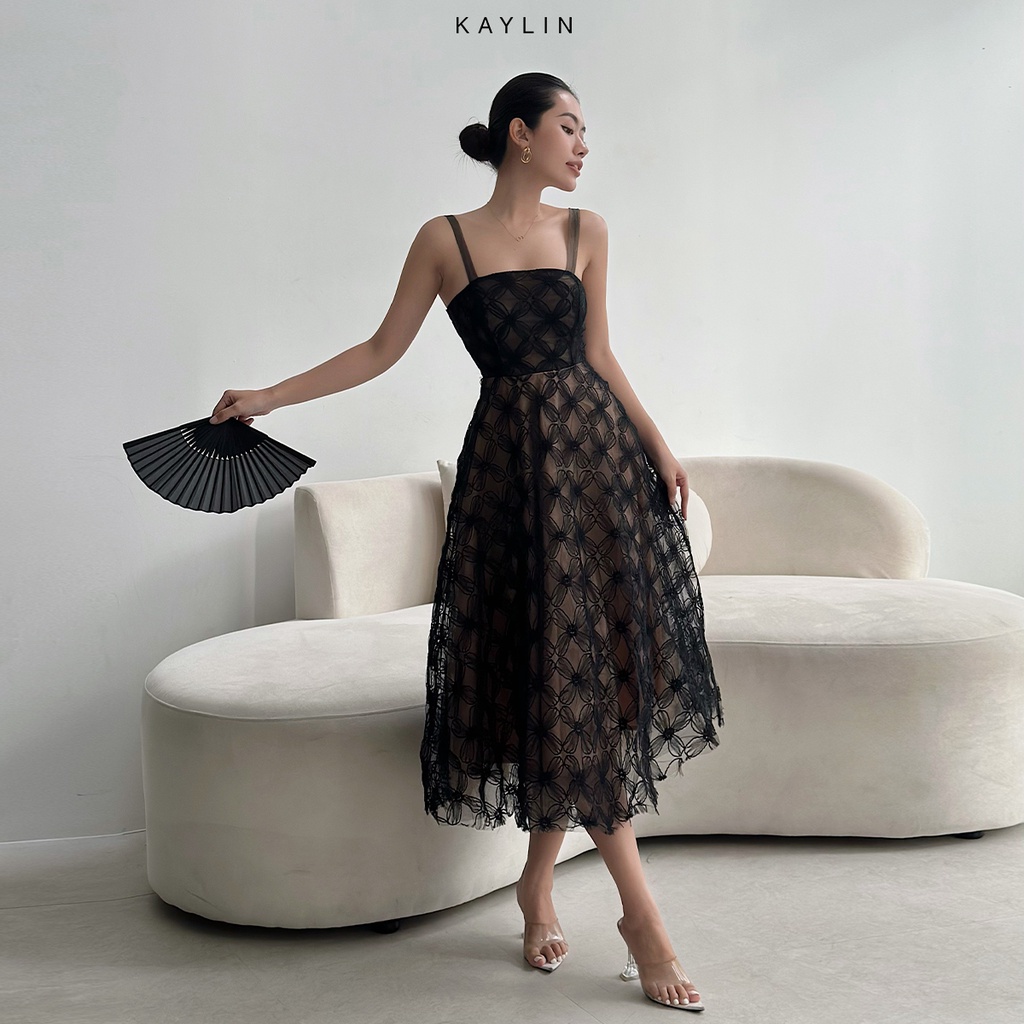 Đầm hoa nổi thiết kế KAYLIN - N1901