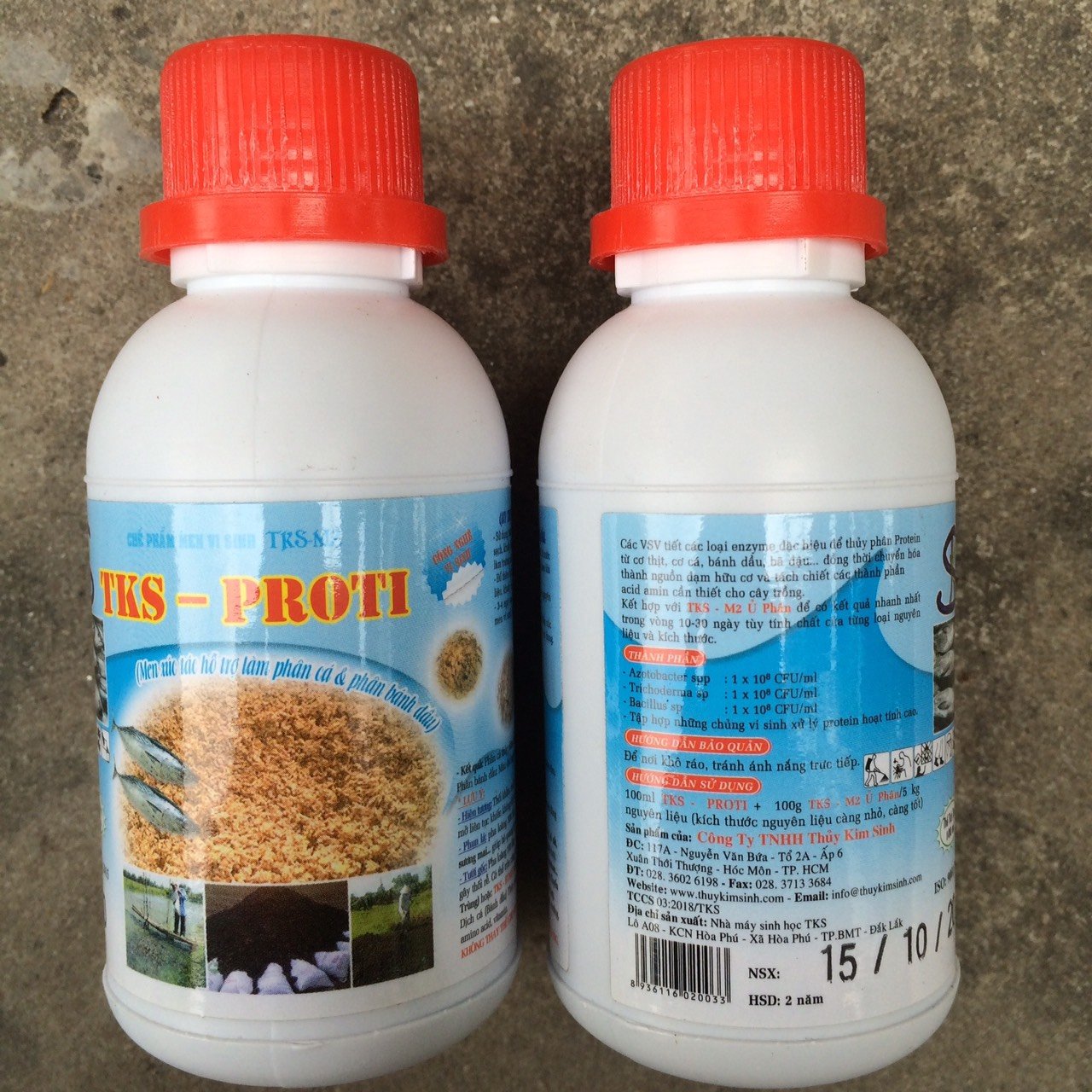 TKS – PROTI: MEN XÚC TÁC Ủ PHÂN CÁ VÀ PHÂN BÁNH DẦU