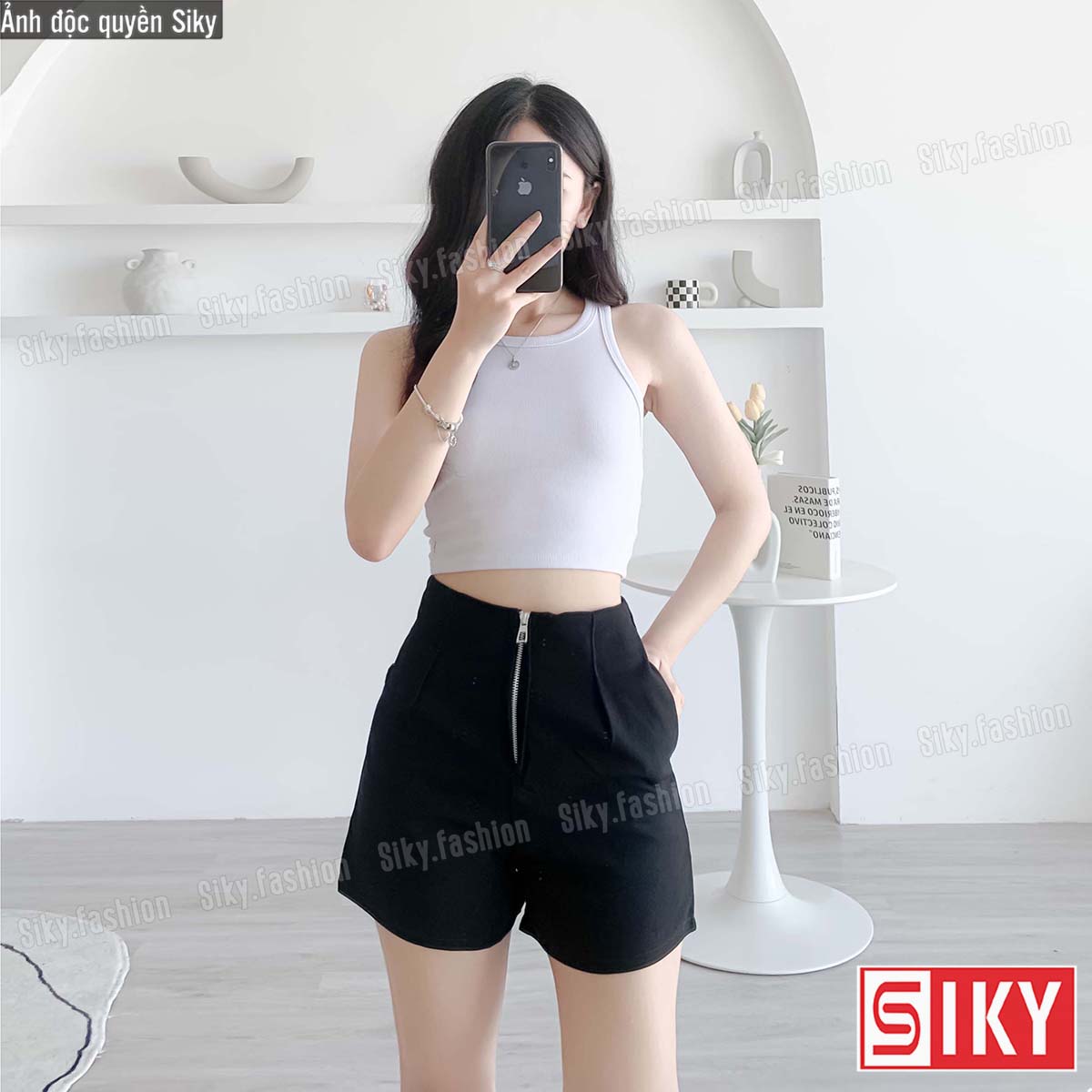QUẦN SHORT NỮ khoá trước siêu Hot - QS04