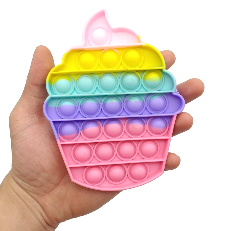 Đồ Chơi Pop It Nhiều Màu 6901 - Hình Cupcake