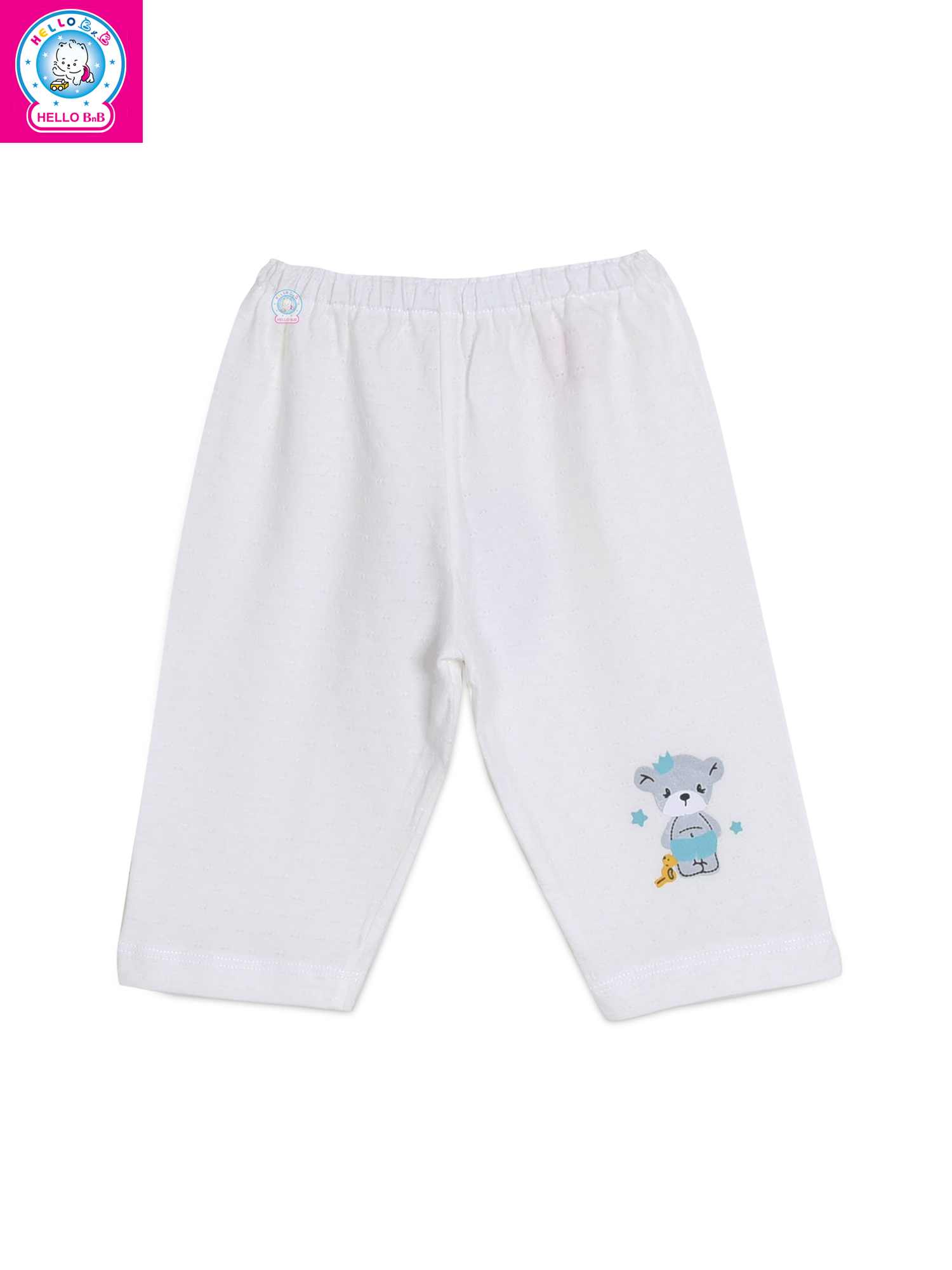 Quần dài trắng in ziczac QL0045 - HELLO BnB (hình in ngẫu nhiên)