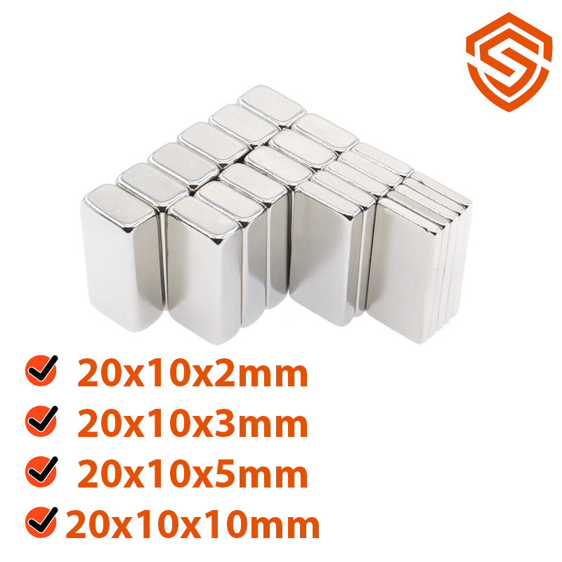 Nam châm đất hiếm 20x10x2/3/5/10mm