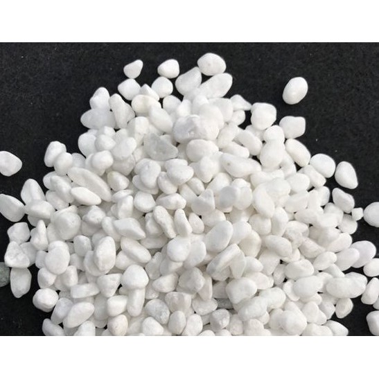 Đá sỏi nhỏ màu trắng bịch 500gr