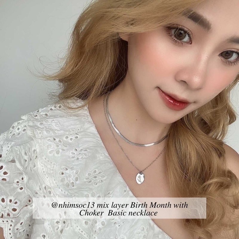 [KHÔNG ĐEN GỈ] Vòng cổ choker basic cao cấp không đen gỉ Decoco