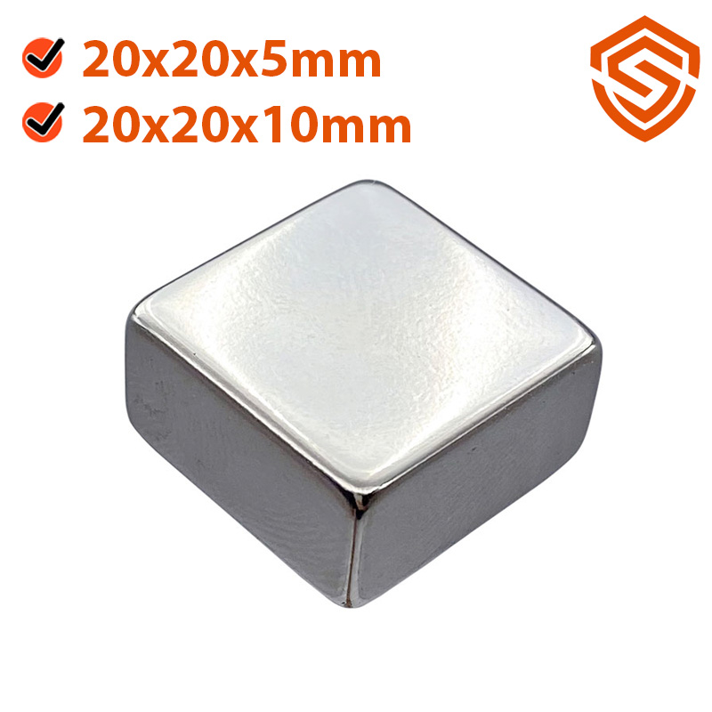 Nam châm 20x20x5/10mm