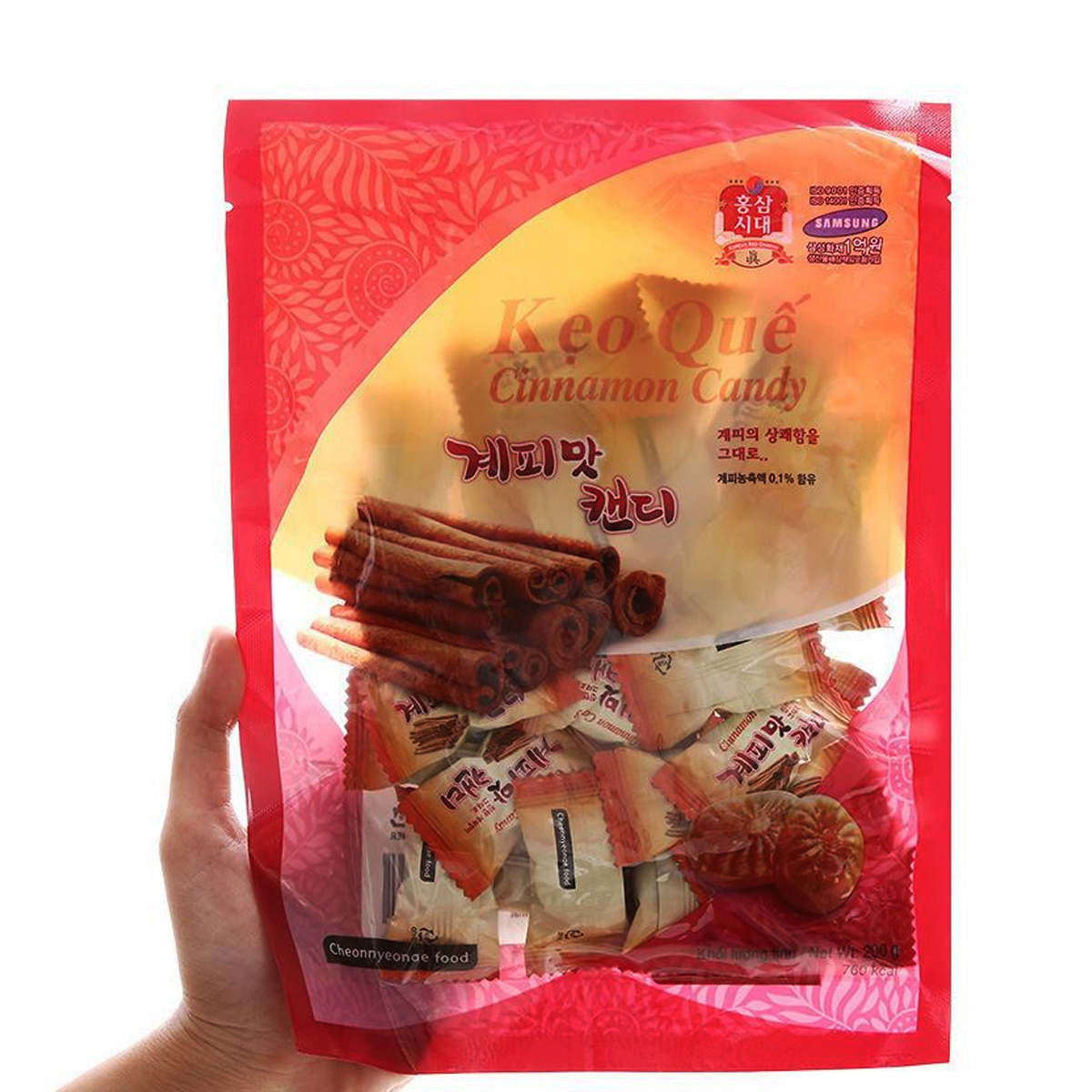 KẸO QUẾ CINNAMON CANDY 200 GRAM [VIỆT NAM SẢN XUẤT]