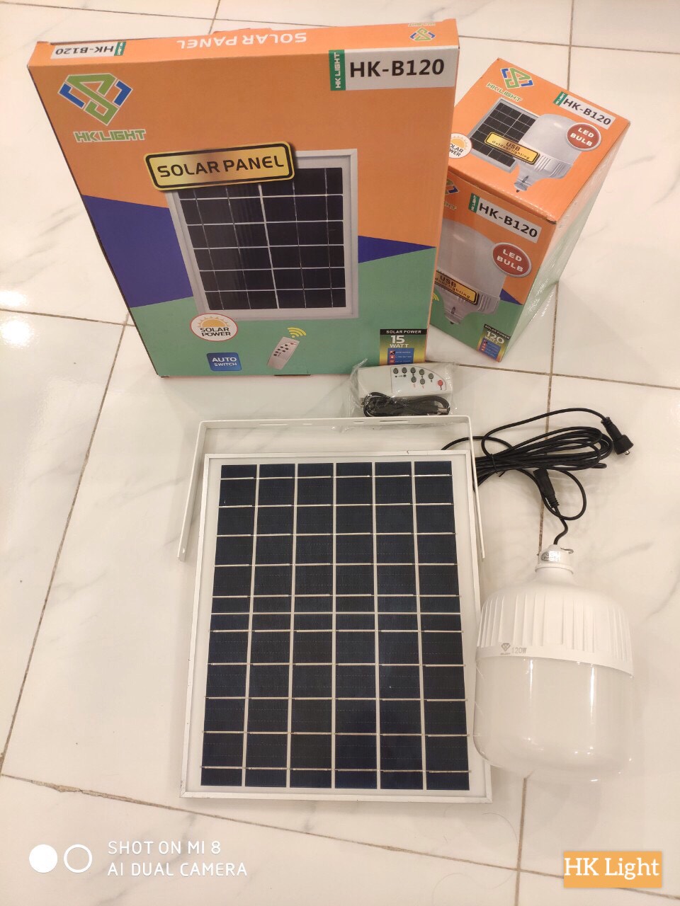 Đèn năng lượng mặt trời LED 120w