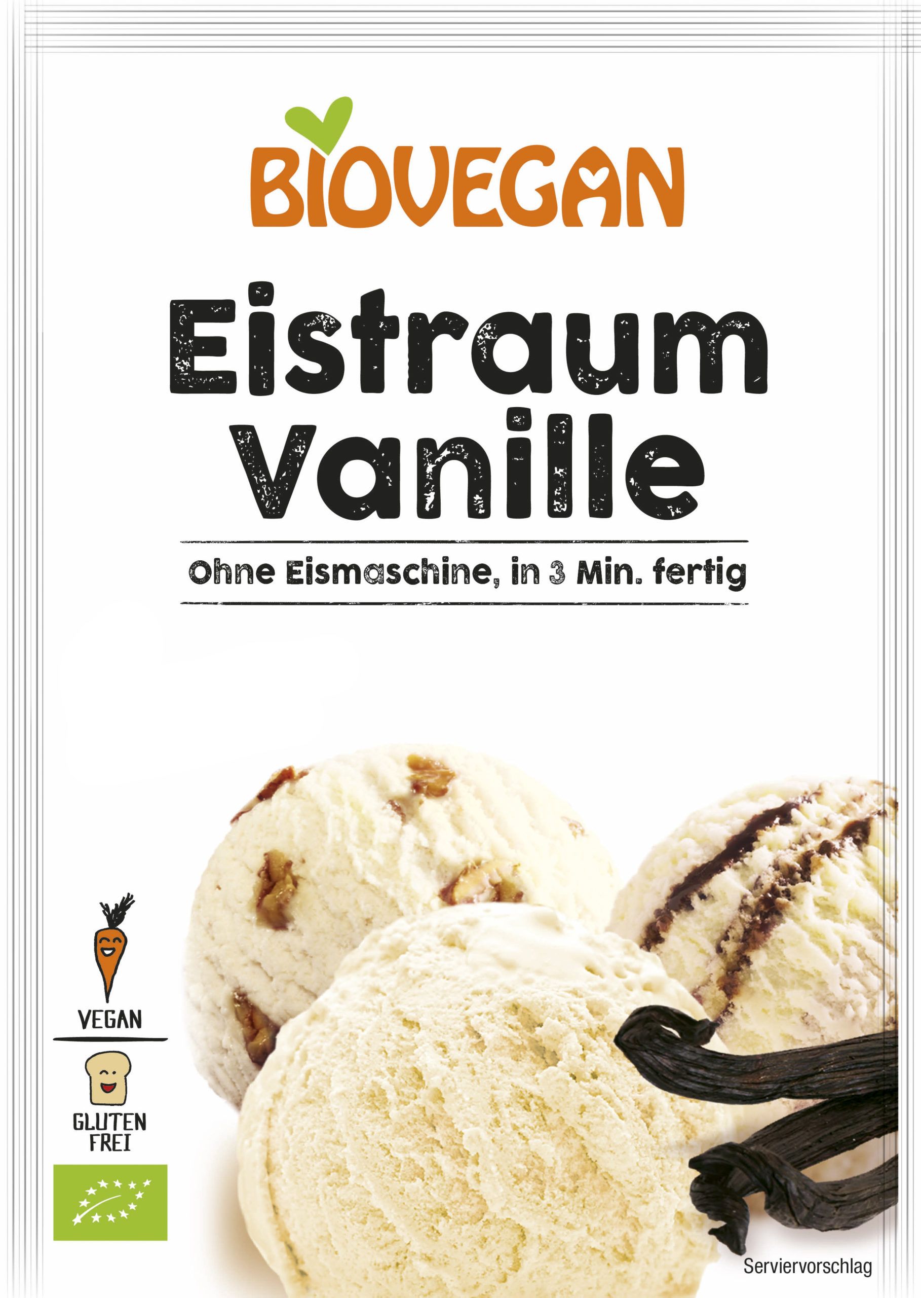 Organic ice- cream powder vanilla 77gr Biovegan
