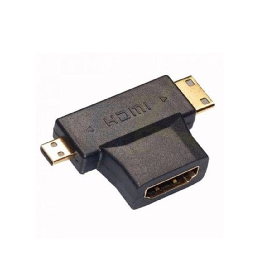 Đầu Chuyển Mini / Micro HDMI to HDMI 3in1
