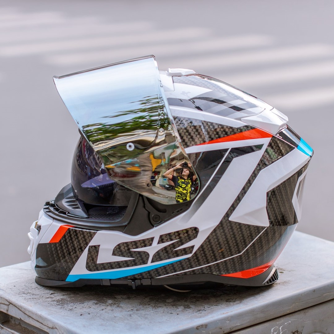 [TẶNG PINLOCK] Mũ Bảo Hiểm Fullface LS2 FF800 STORM RACER – 2 Kính