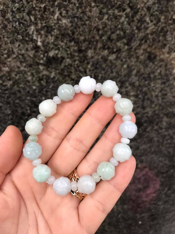 VÒNG TAY LIÊN HOA 10LY MIX KIỂU