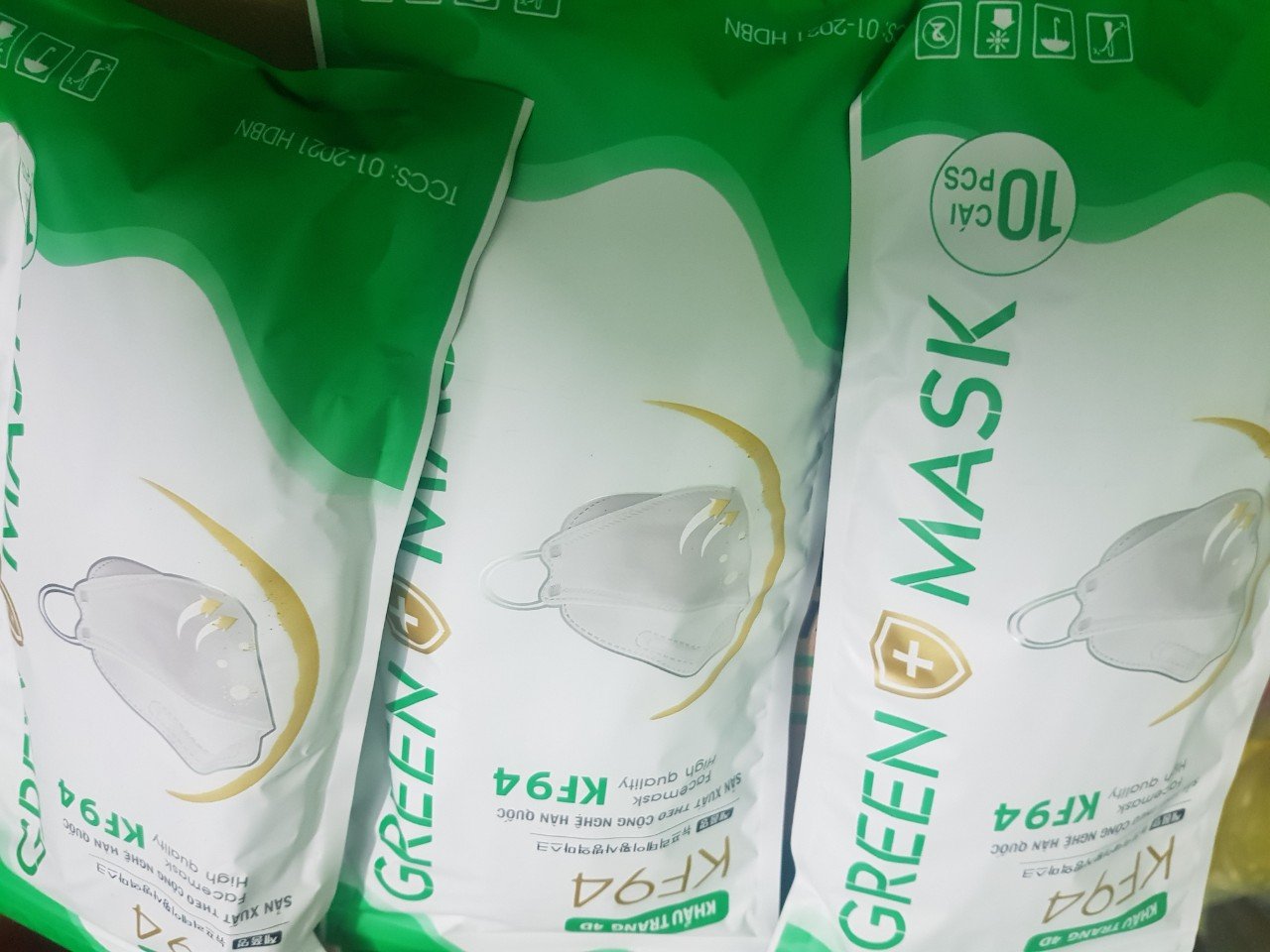 KHẨU TRANG 4 LỚP CHUẨN HÀN QUỐC KF94