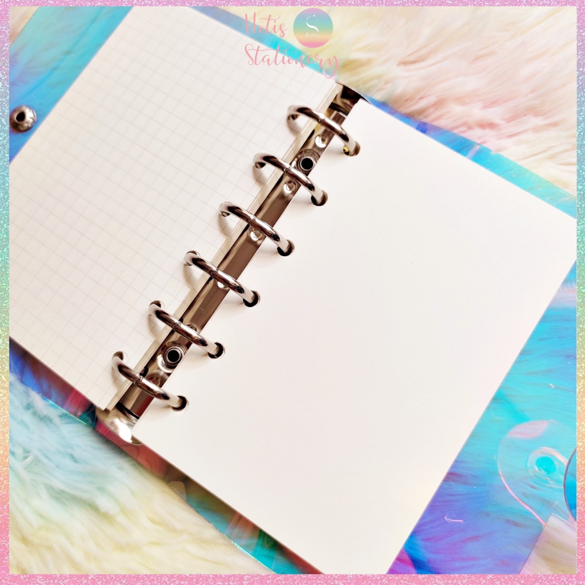Giấy refill ruột sổ bìa còng Hotis binder notebook A7/ A6/ A5/ B5/ A4
