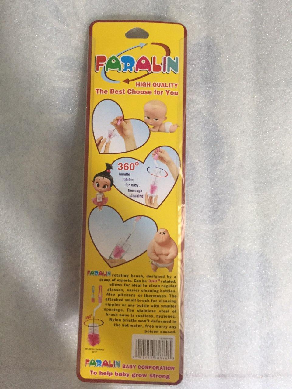Cây cọ rửa bình sữa Faralin 360