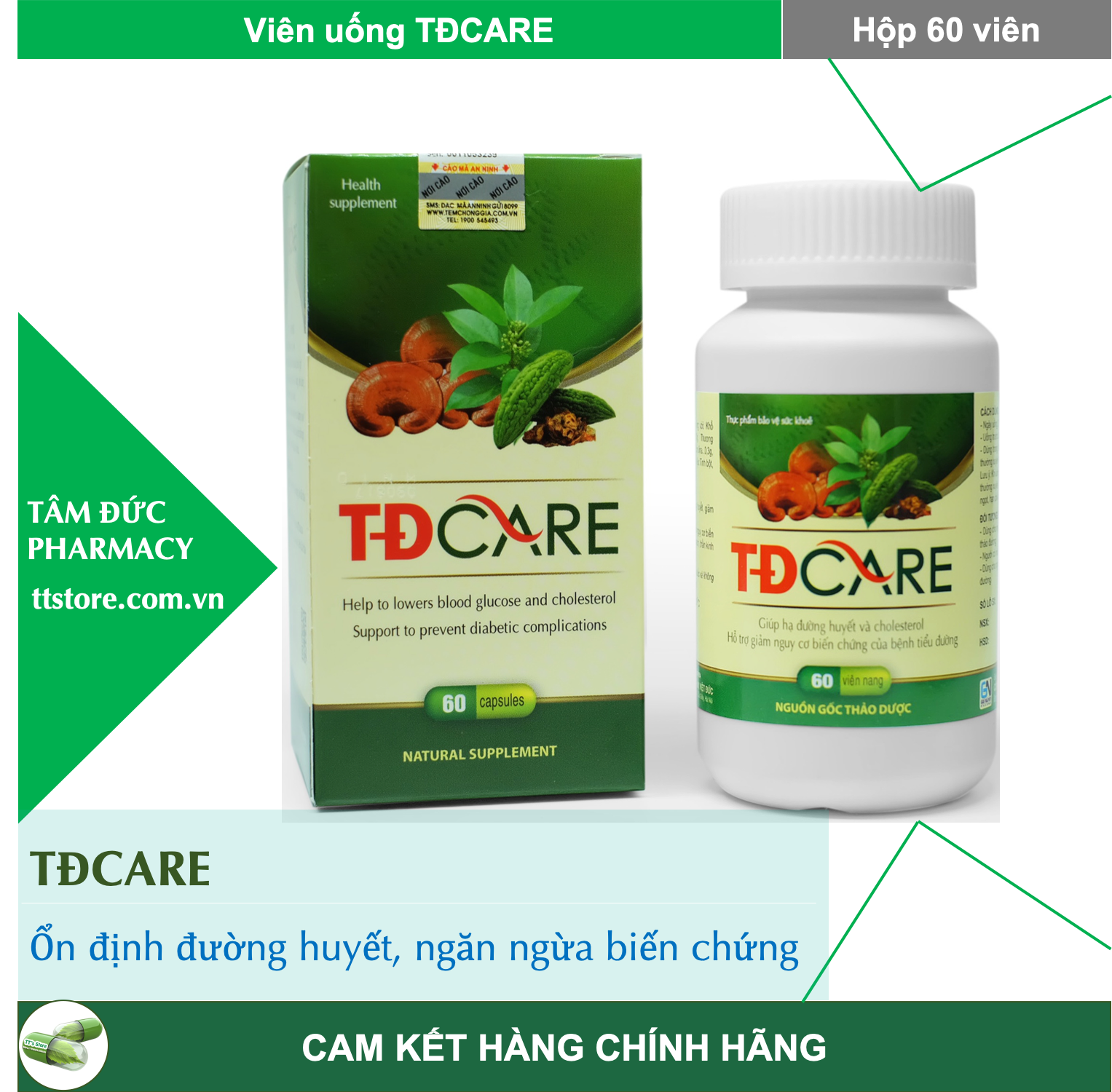 TĐ CARE - Ổn định đường huyết cho người tiểu đường
