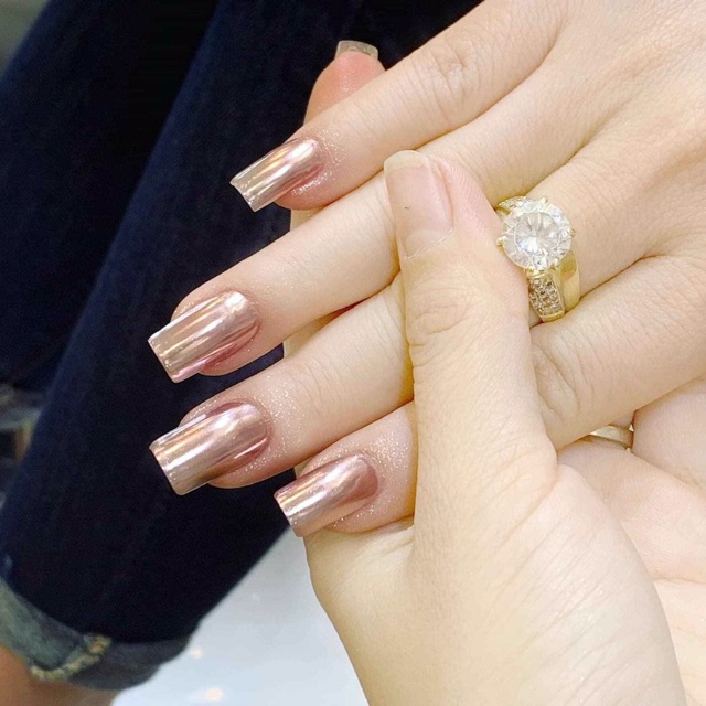 Set tráng gương 6 màu 2 Phụ kiện Nail
